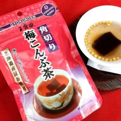 画像1: 角切り梅こんぶ茶　スタンドパック（顆粒）